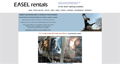 Desktop Screenshot of easelrentals.com